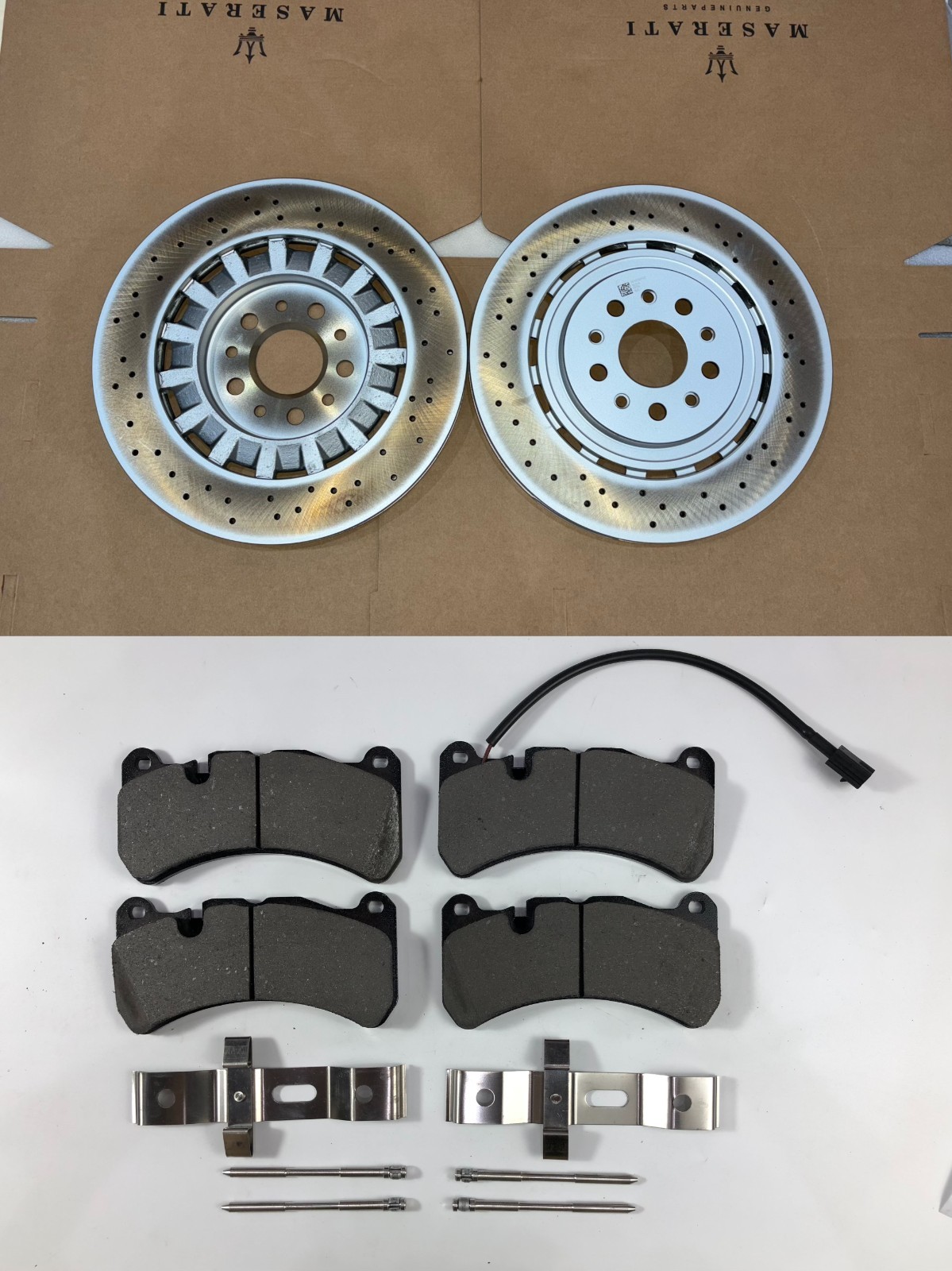 OEM 2014-2022 Maserati Ghibli Quattroporte 3.0L/2.0L front brake pads rotors