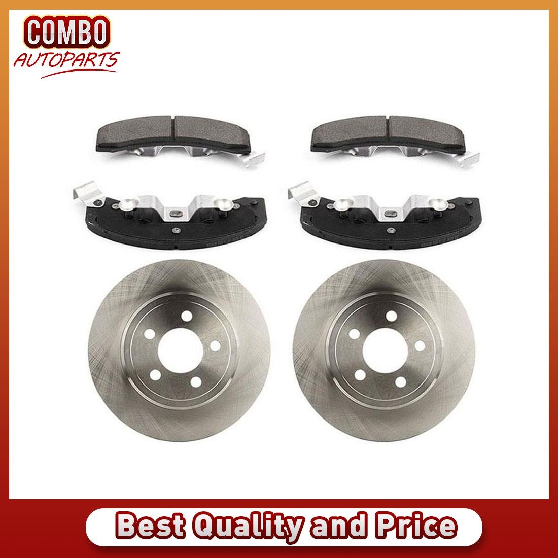 Rear Brake Rotors Brake Pads for Pontiac Fiero 2.5L 2.8L