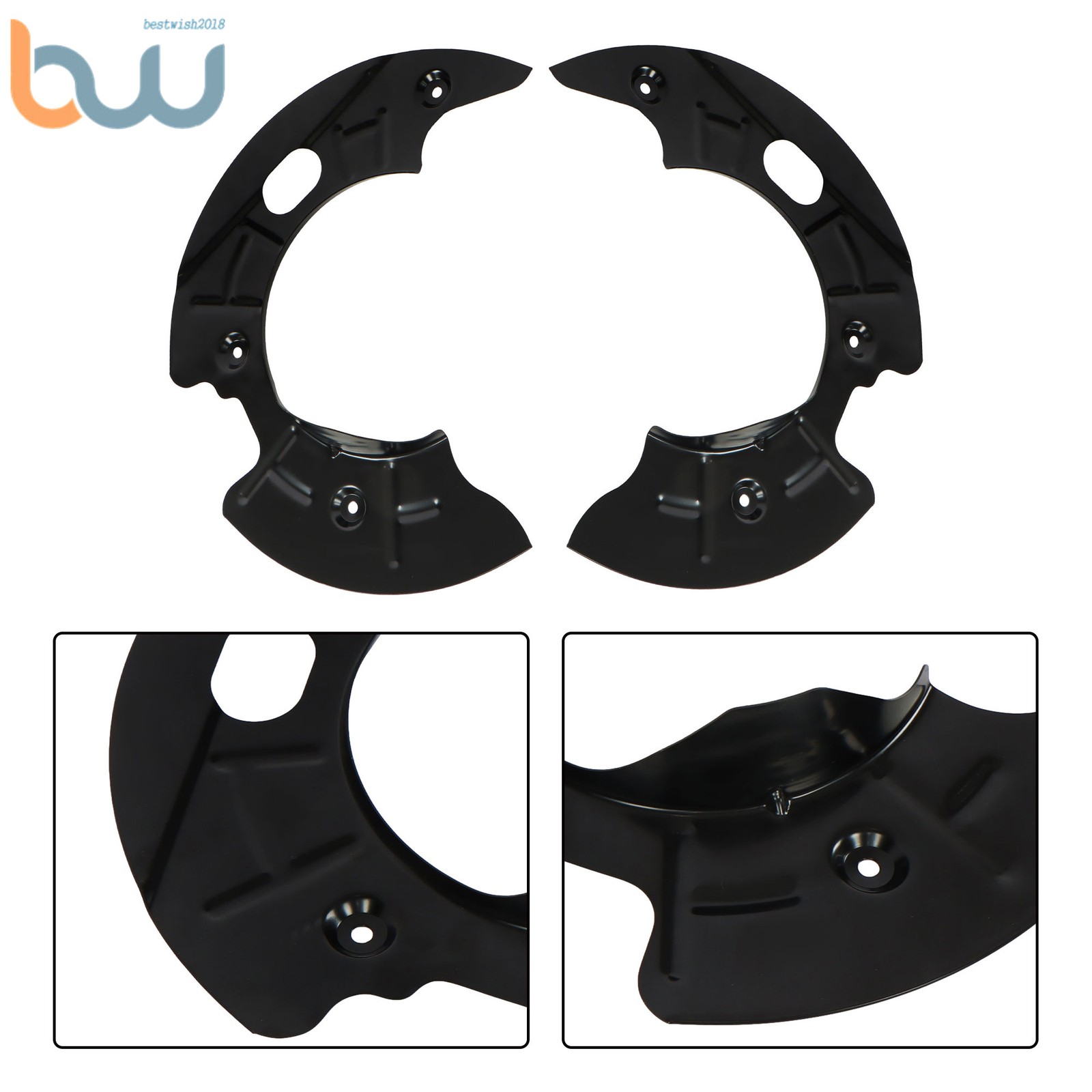 For Ford Explorer Sport Ranger 3L2Z1214BA 3L2Z1214AA 2× Front Brake Dust Shield