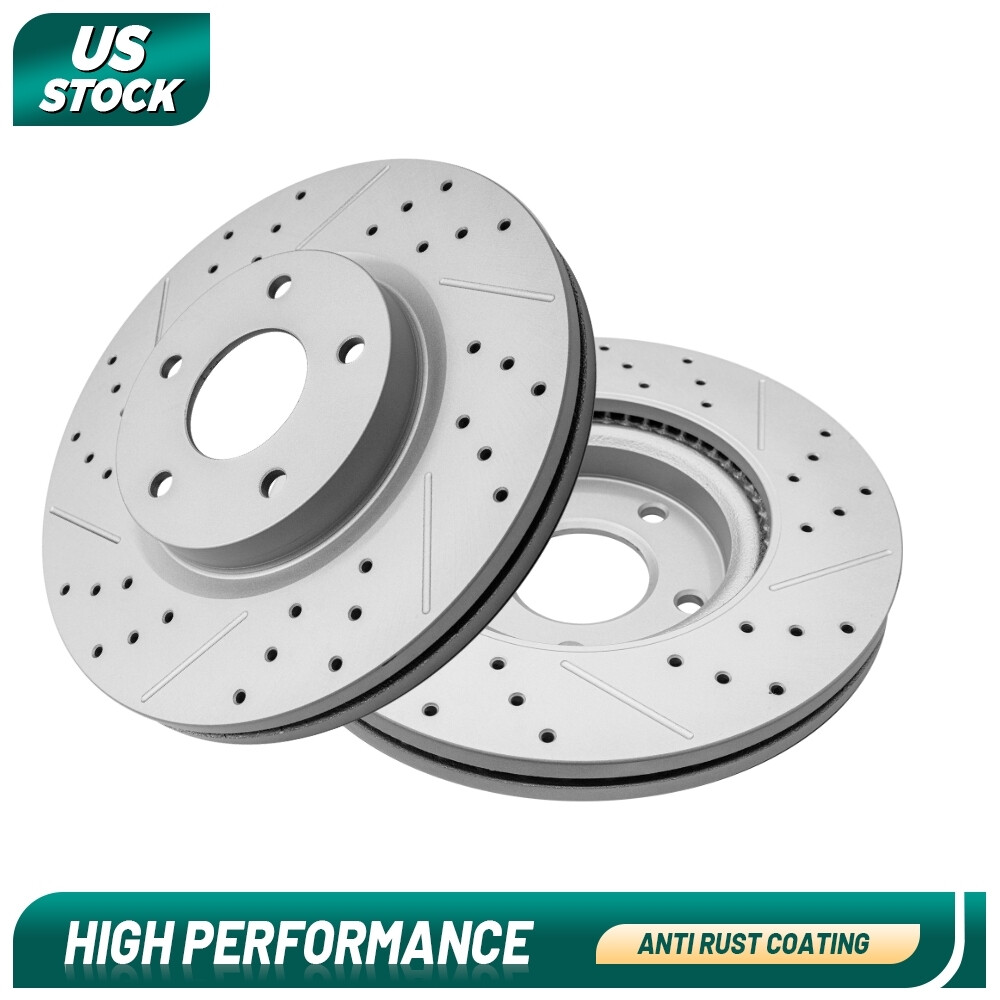 Front Drilled Disc Brake Rotors for Nissan Altima 2013 2014 2015 2016 2017- 2023