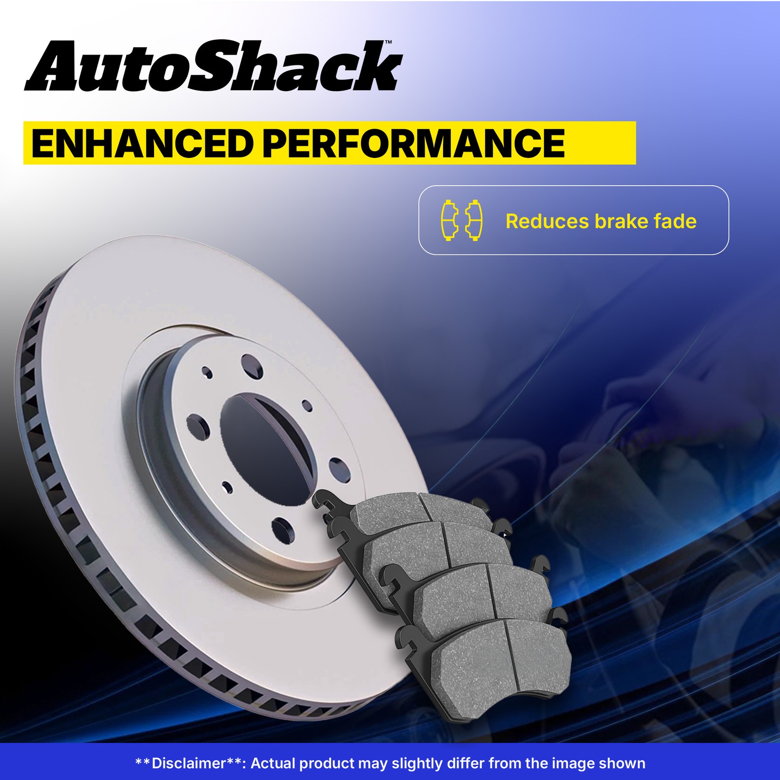 Front Brake Rotors Premium Ceramic Pads for Toyota, Tundra 2022-2025