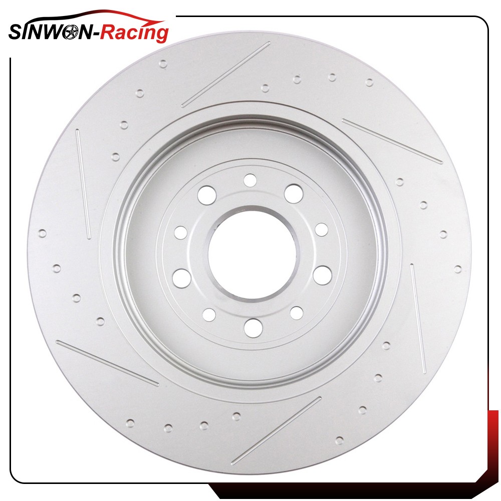 For LINCOLN MKT 2013 2014 2015 2016 2x Rear Brake 330mm Rotors Slotted
