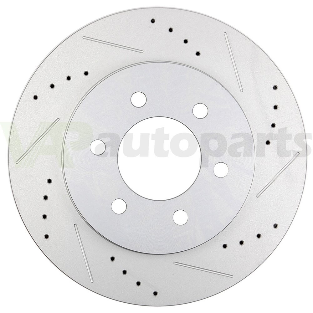 Drill Front Brake Rotors And Pads For Ford F-150 XL 4.2L 4.6L 5.4L 2004-08 330mm