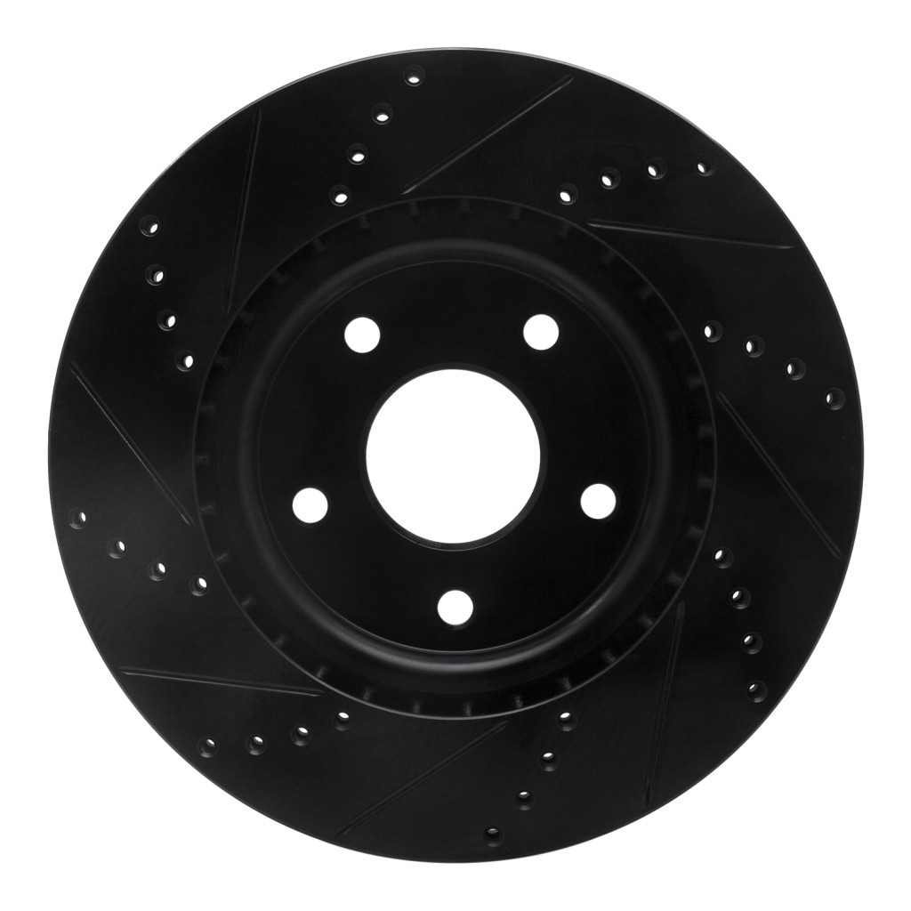 For Chrysler Pacifica 2017-2025 Brake Rotor Front, Passenger Side | Cast Iron