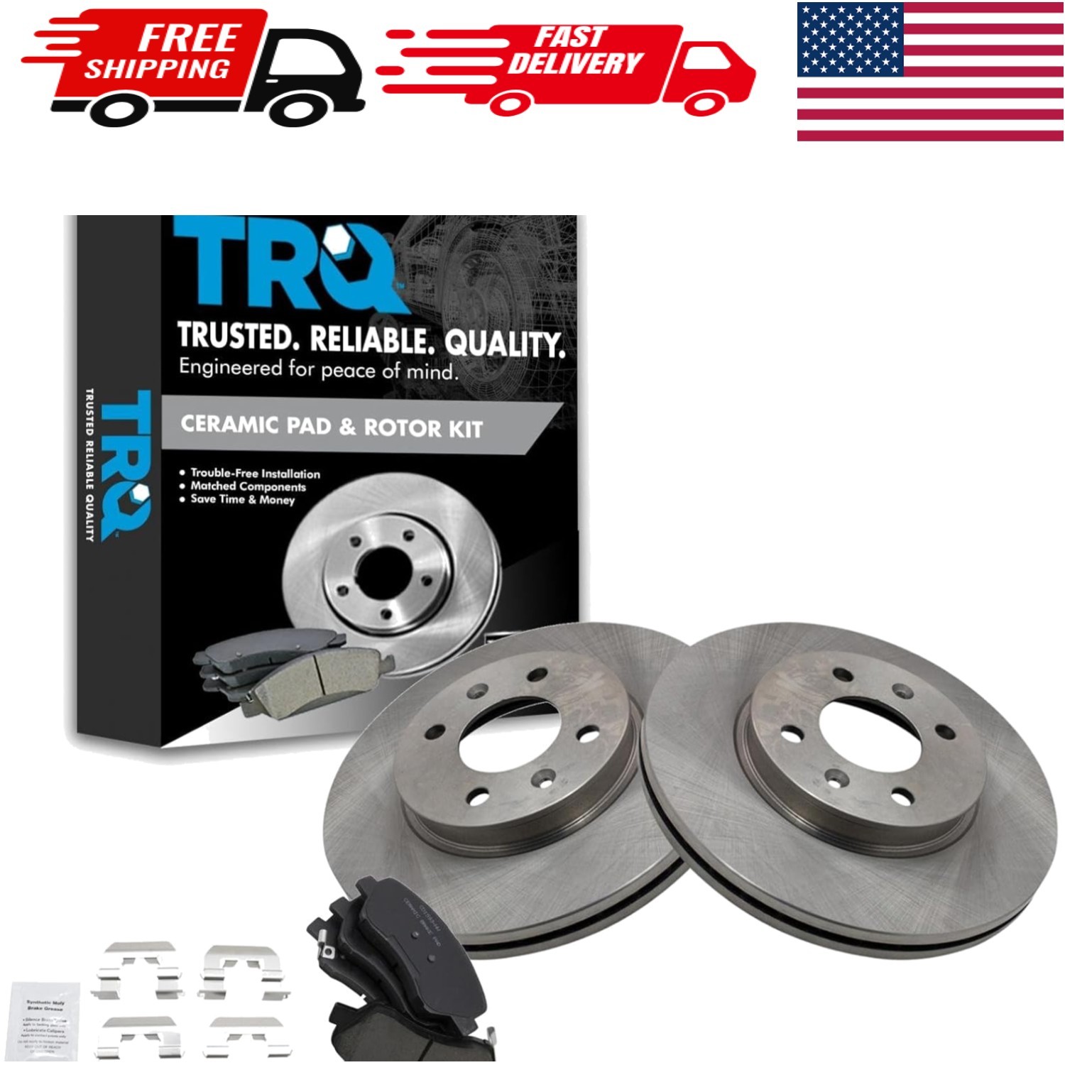 Vehicle-Specific Brake Pad & Rotor Set – Ceramic Excellence for 2012-2017 Models
