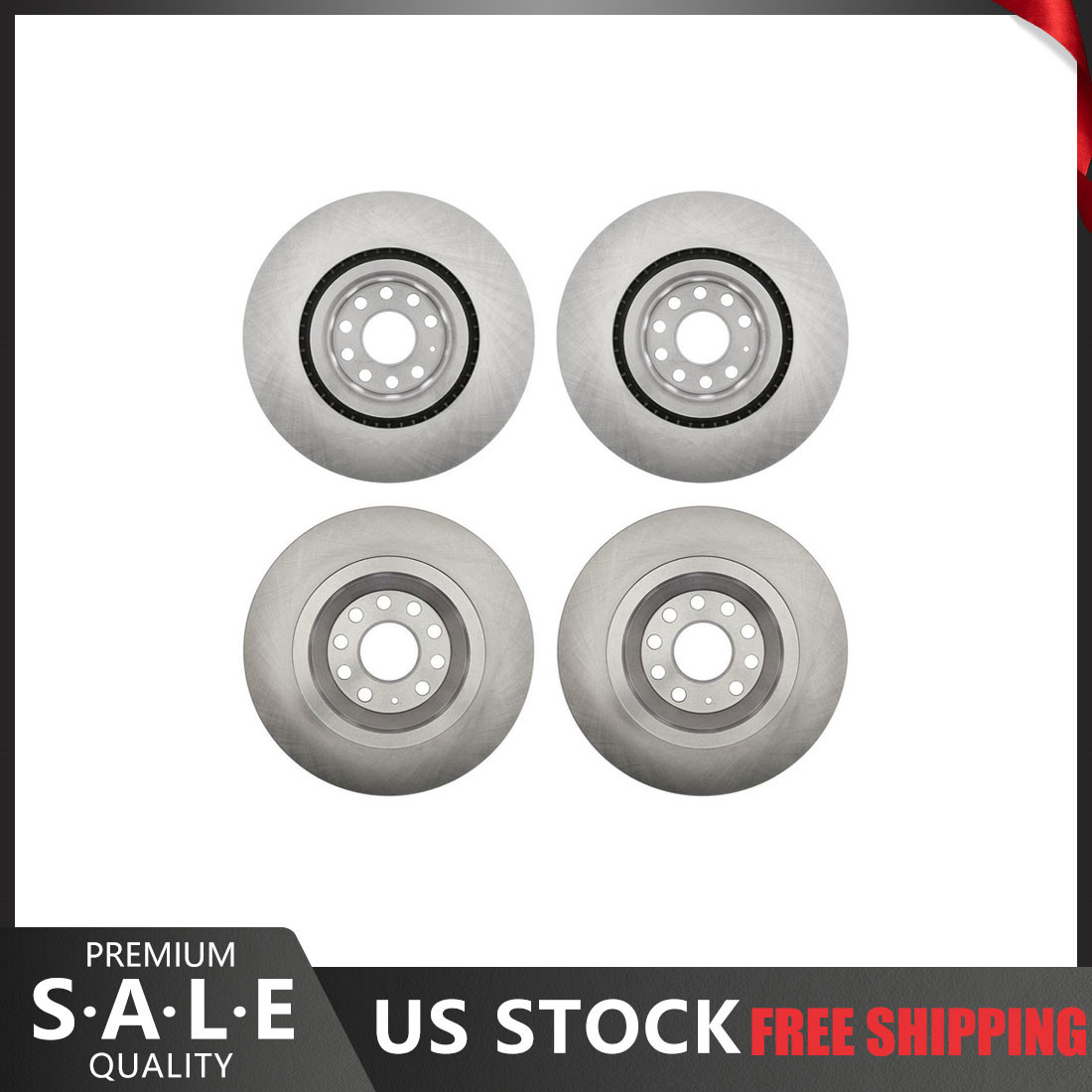 For 2008 Volkswagen R32 Front Rear Kit Brake Rotors – Raybestos R-Line