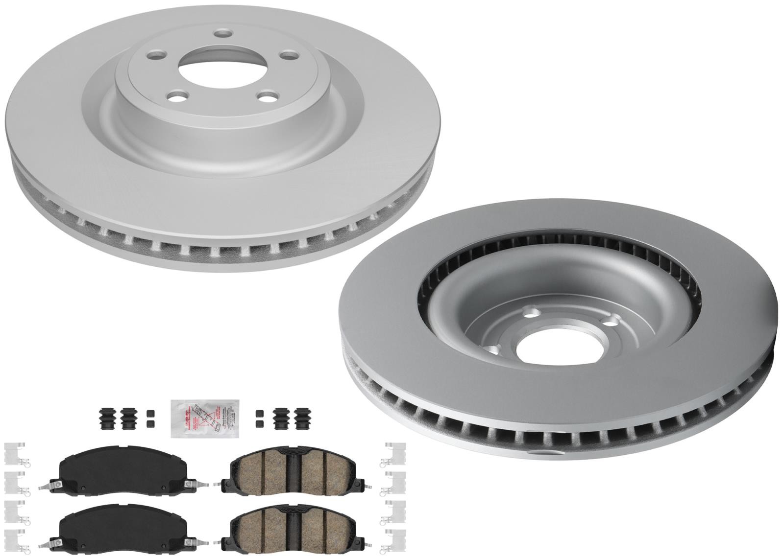 For Ford Explorer 2020 2022 2025 Front Coated 345MM Disc Brake Rotors Brake Pads