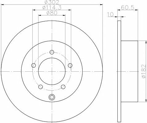 TEXTAR Rear Axle BRAKE DISCS + PADS for CHRYSLER SEBRING Cabrio 2.4 2007-2010