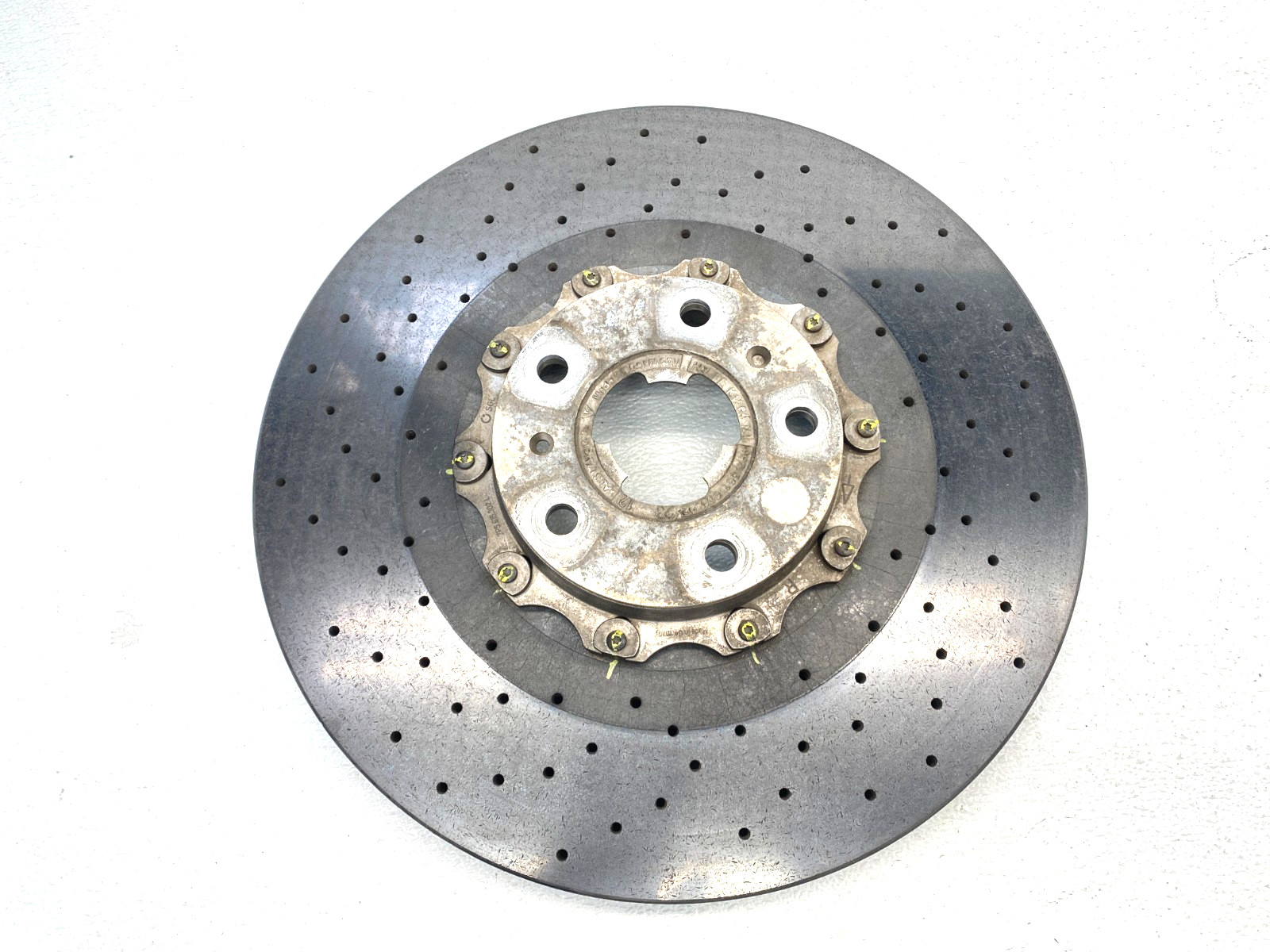 13 14 PORSCHE CAYENNE GTS FRONT RIGHT CARBON CERAMIC BRAKE ROTOR OEM C0.08