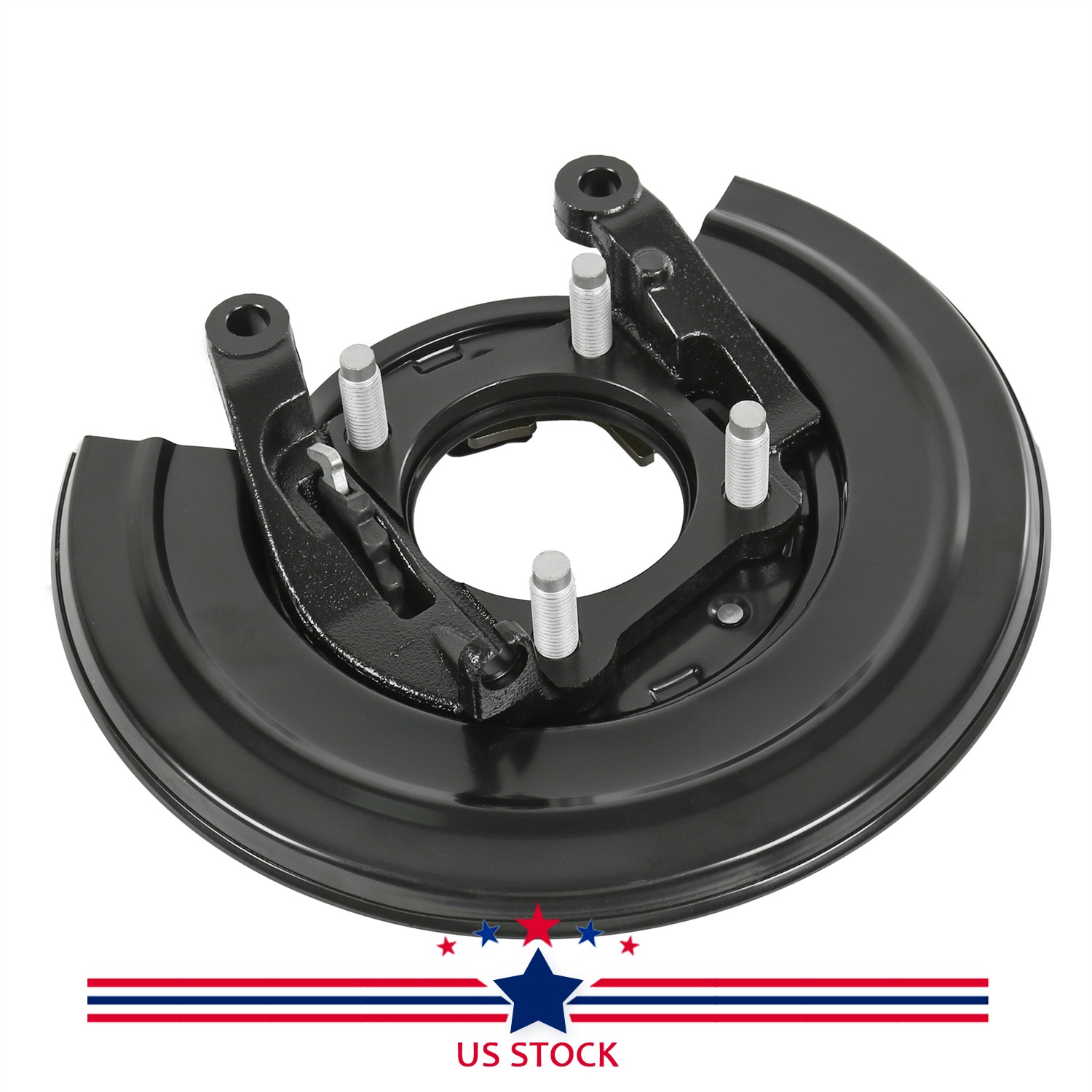 Rear Passenger Parking Brake Assembly w/ Backing Plate For Ford F-250 Super Duty