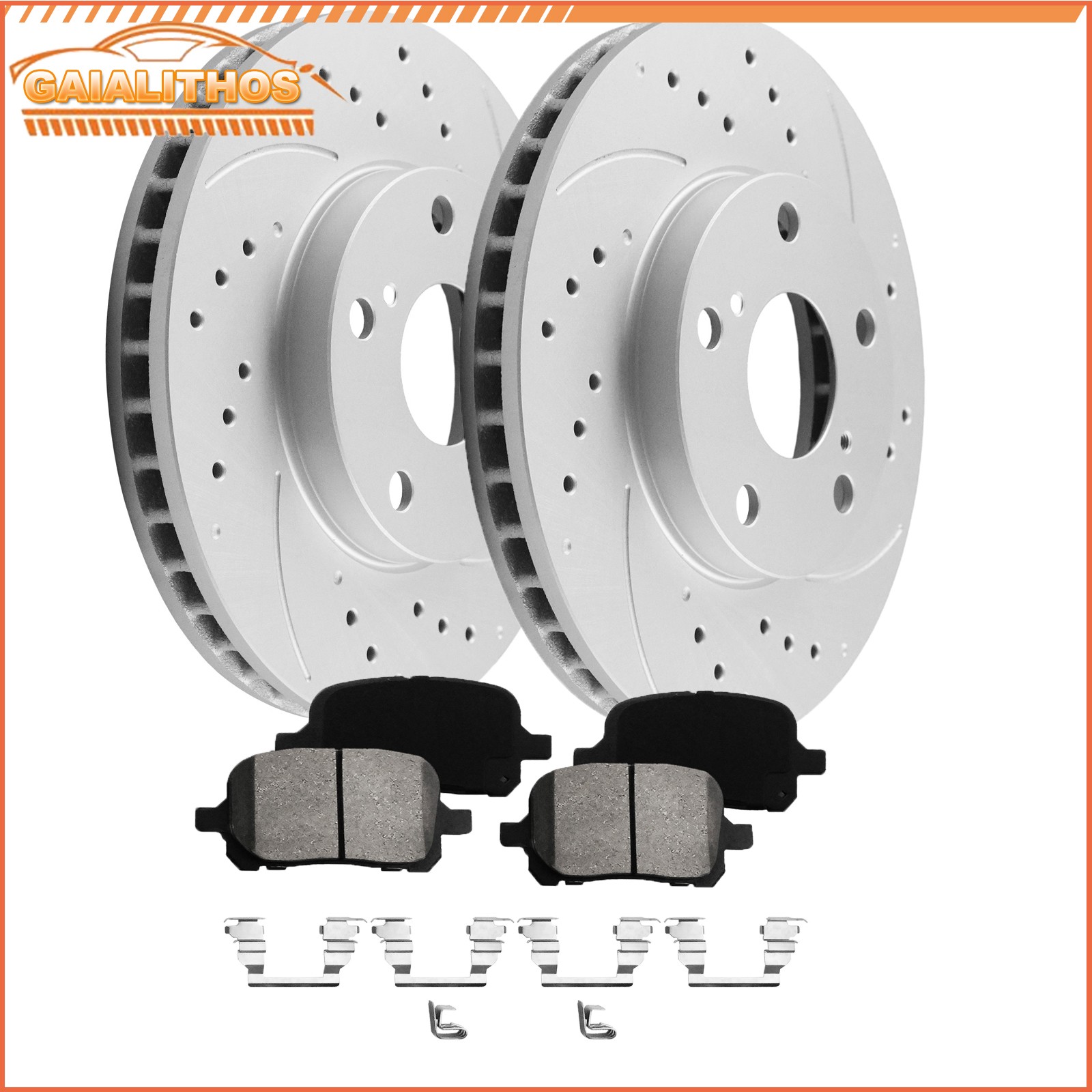 10.8in Front Rotors Brake Pads Kits for Lexus ES300 Toyota Avalon Camry Solara
