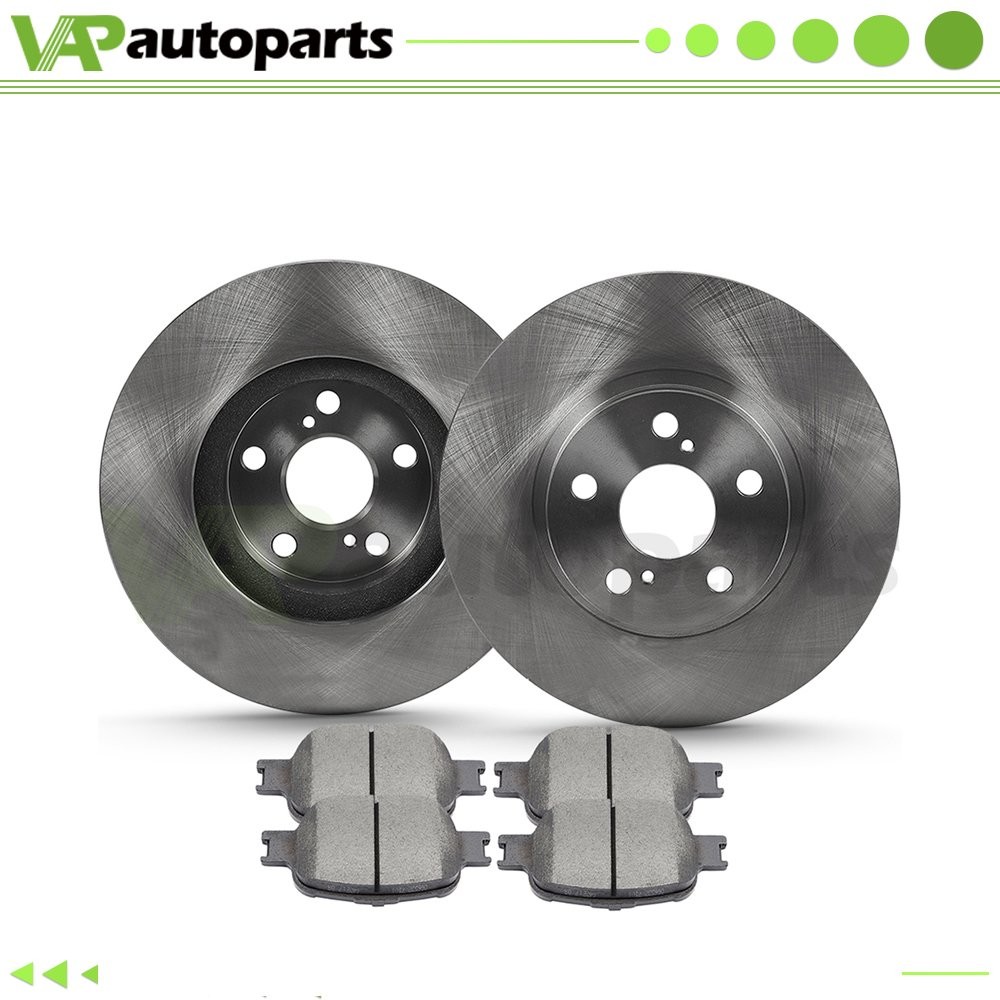 Front Brake Pads And Rotors Vented For 2005-2007 2010 Scion tC 2.4L