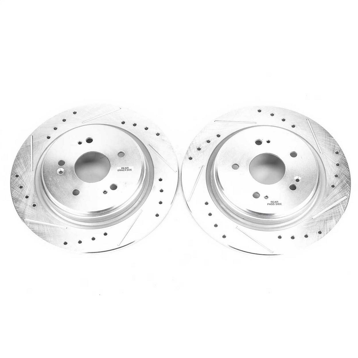PowerStop Disc Brake Rotor Set – Fits Acura TLX 2015-2020, Honda CR-V 2017-2020