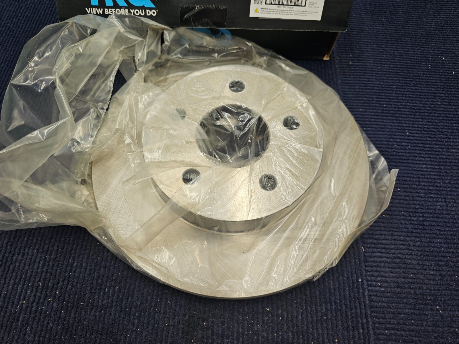 TRQ BRA74033 Brake Disc Rotor Replacement For Honda Civic Insight Model