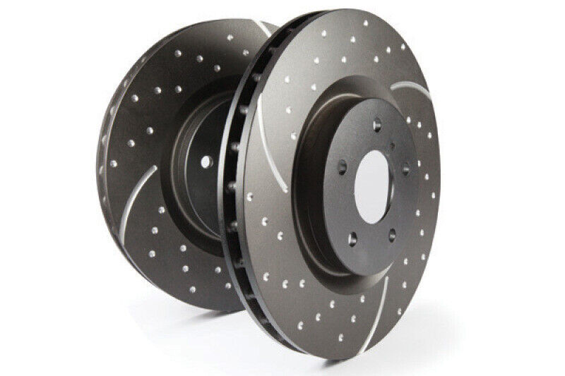 EBC GD167 Turbo Groove Rear Brake Discs 226 mm Slotted Dimpled for VW/Seat