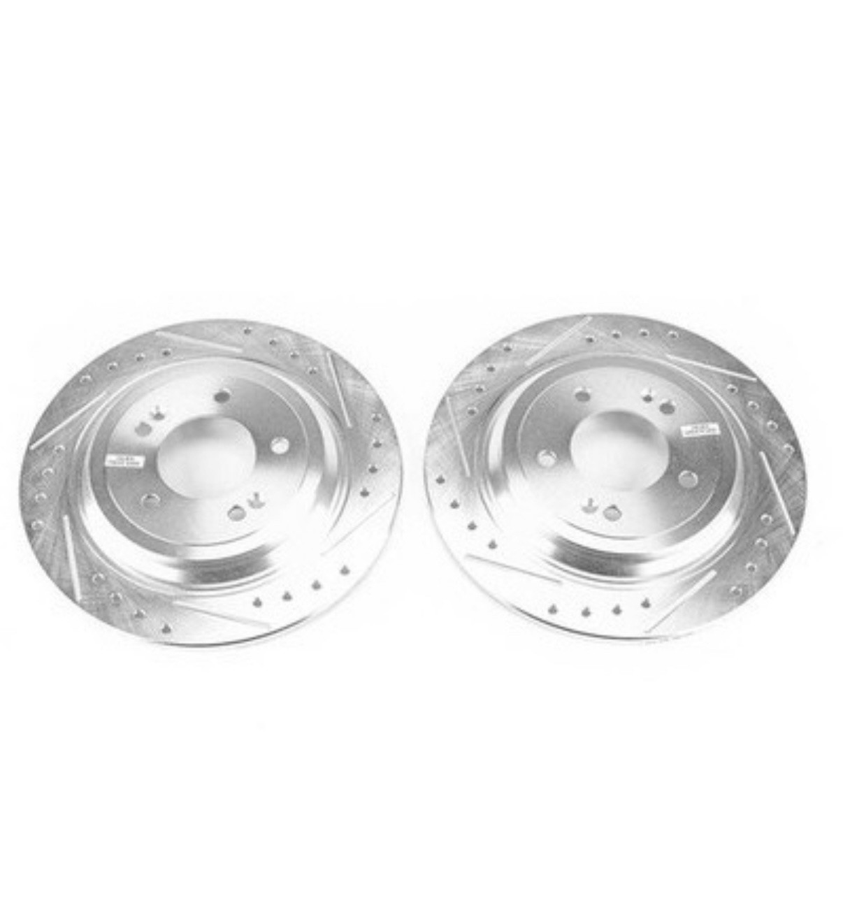 Disc Brake Rotor Set-Rear Drilled, Slotted and Zinc Plated JBR1751XL & JBR1751XR