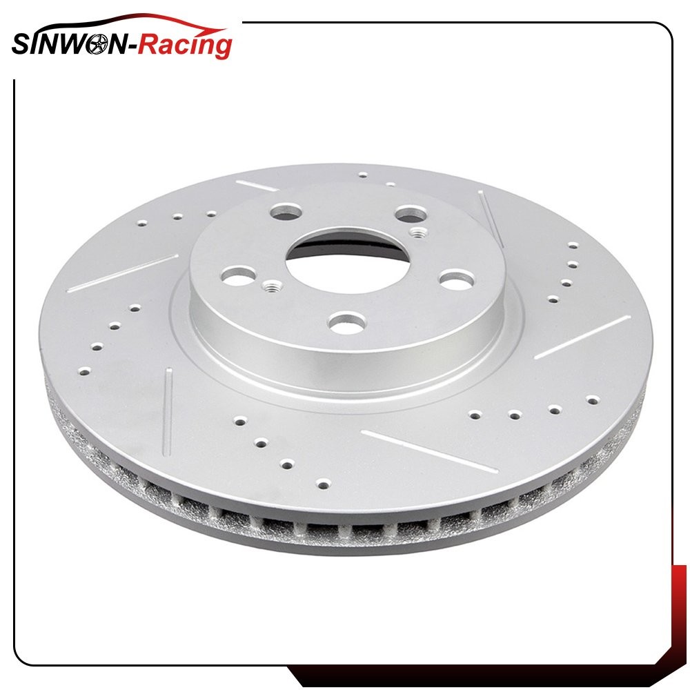 Front Drilled & Slotted Brake Discs Rotors And Ceramic Pads For tC Celica GTS