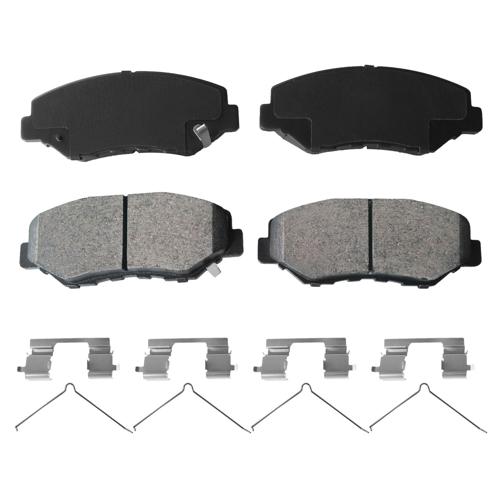 Front Disc Rotors Ceramic Brake Pads Kit for Honda Civic Accord Element CR-V