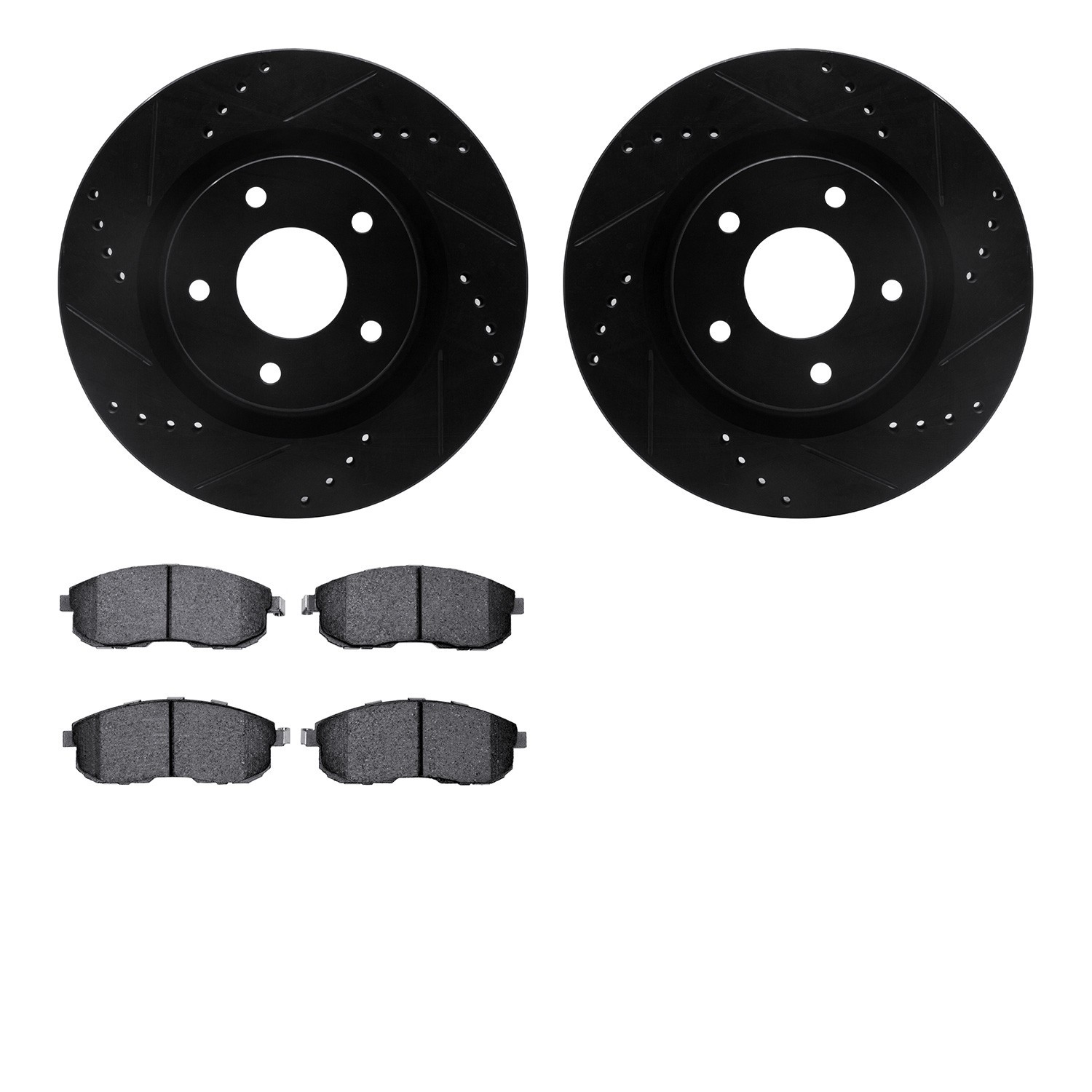 Dynamite Friction Disc Brake Kit for 2007-2013 Nissan Altima 8502-67057