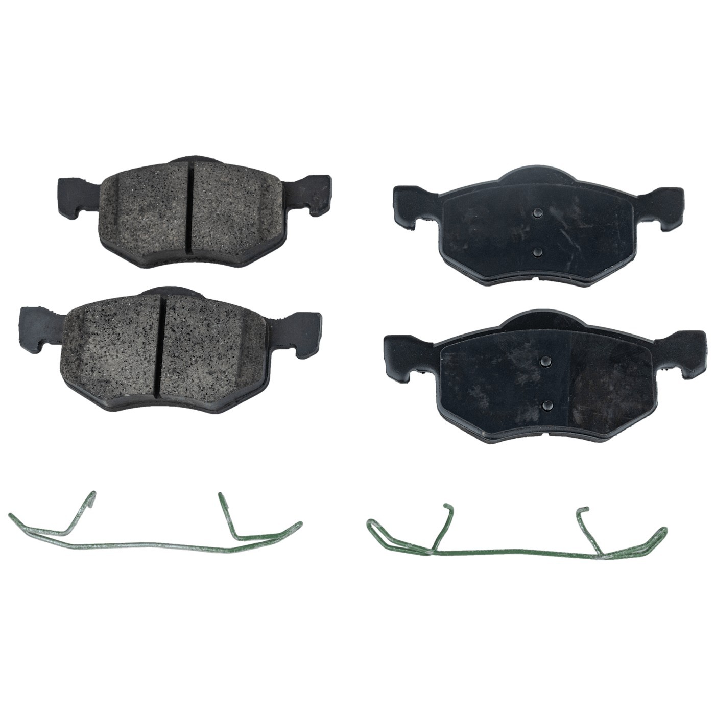 Front Brake Disc and Pad Kit For 2001-2007 Ford Escape Plain Surface Ceramic