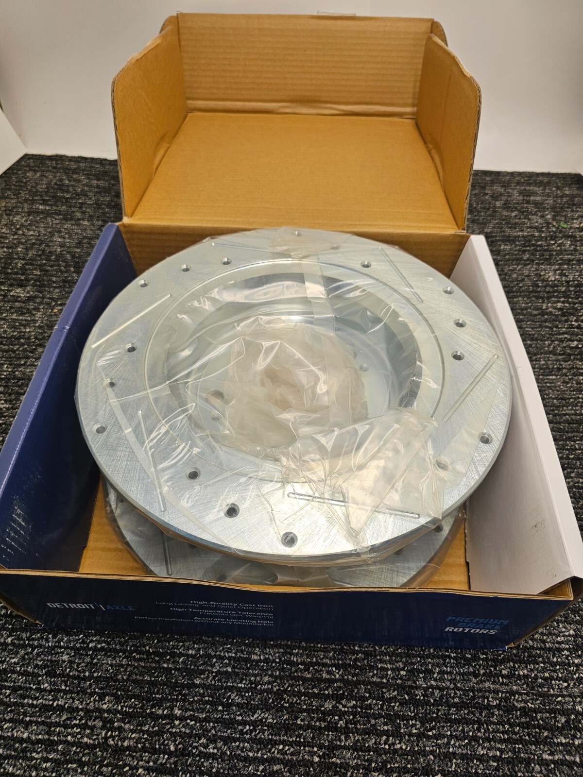 (QTY 2) Detroit Axle Disc Brake Rotor S-31479 for 09 10 Honda Accord Acura TSX