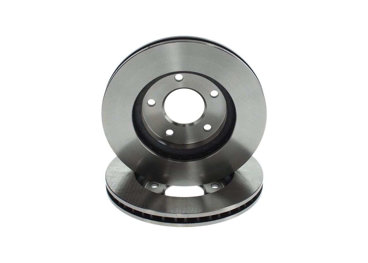 2x Brake Discs Pair Vented fits MITSUBISHI LANCER Mk8 1.8 Front 2008 on 275.7mm