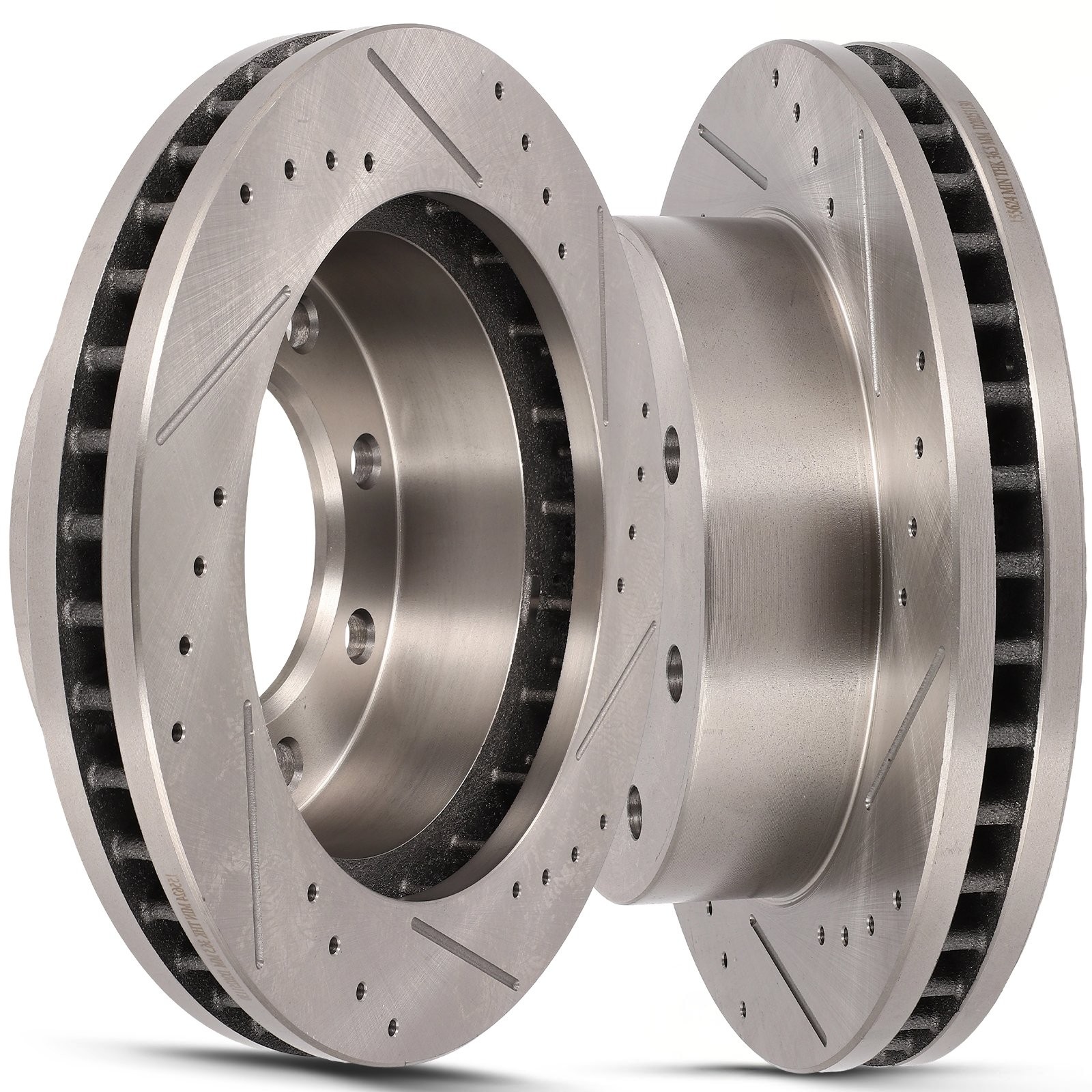 Front 2X Soltted Brake Rotors For Chevrolet For Silverado 2500 Hd 2001 – 2010