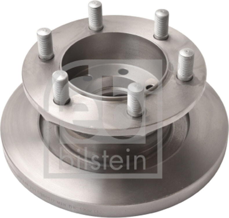 Febi Front 1x Brake Disc Fits Iveco Daily 1989-2007 2.5 D 2.8