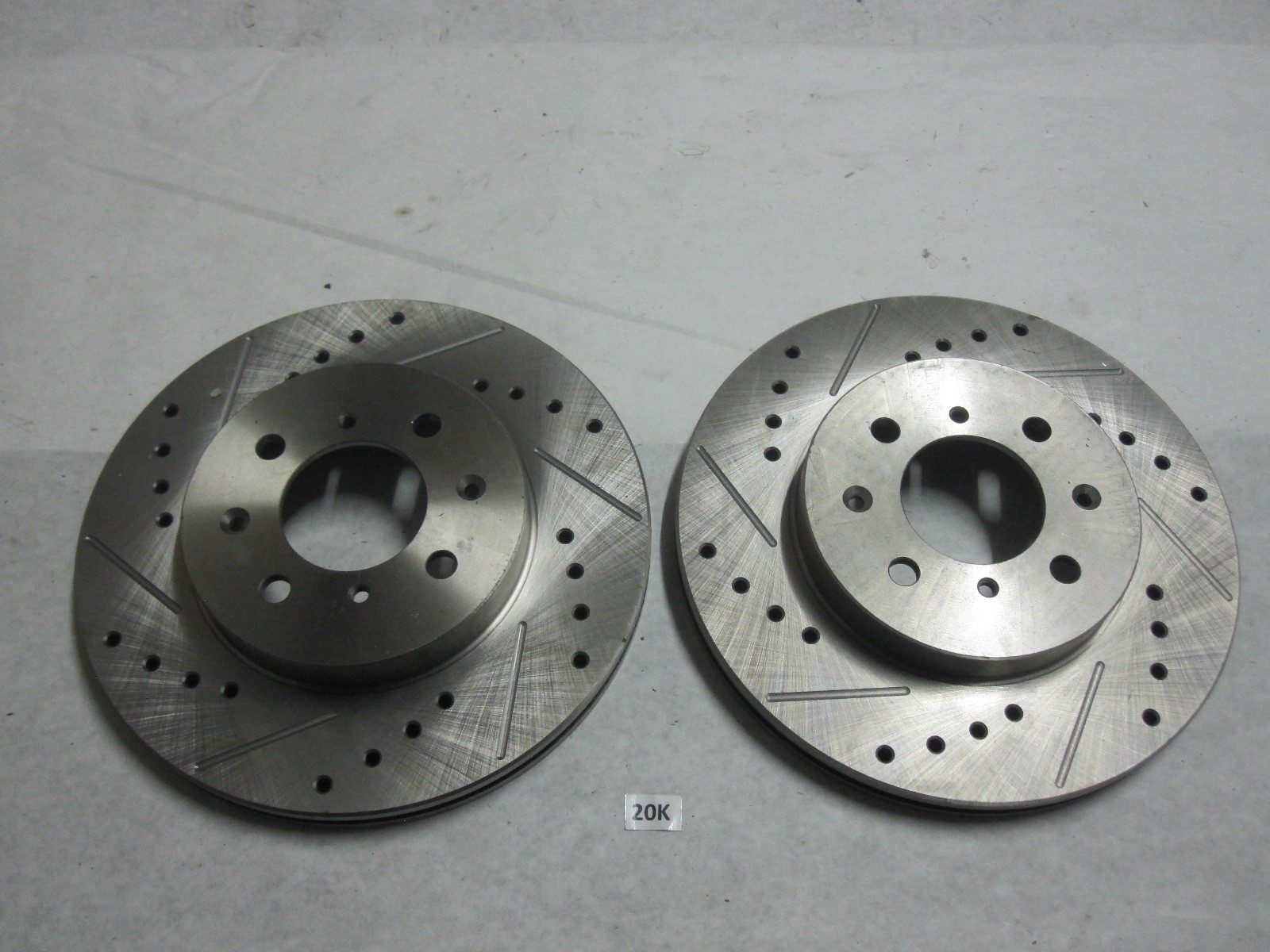 Pair Front Brake Rotors Fit 1990-2013 Honda Civic Hatchback HX 1.7L 2.0L 63255