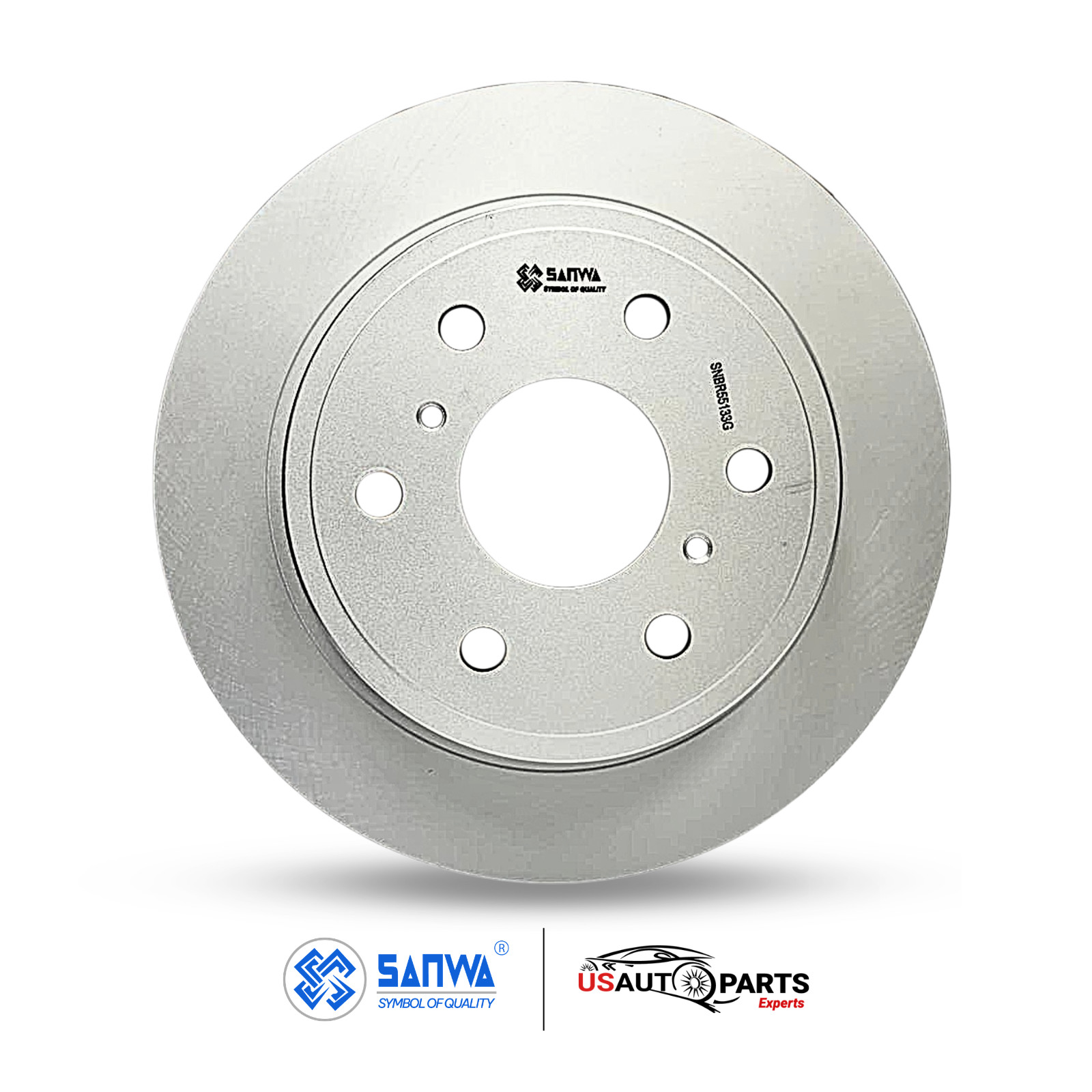 SET OF 2 REAR BRAKE ROTOR VENTED & COATED GEOMET 345 mm FOR CADILLAC 2007-2020