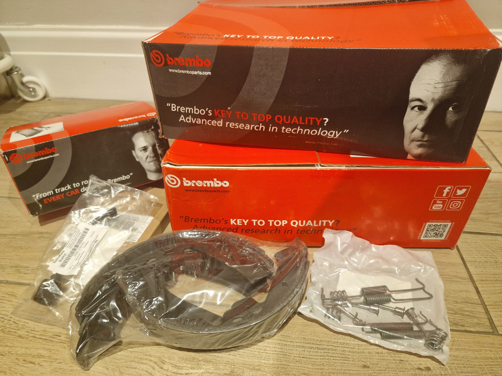 BREMBO Rear Brake Discs, Pads, Shoes, FULL SET – PORSCHE Cayenne 2010-2017 (958)