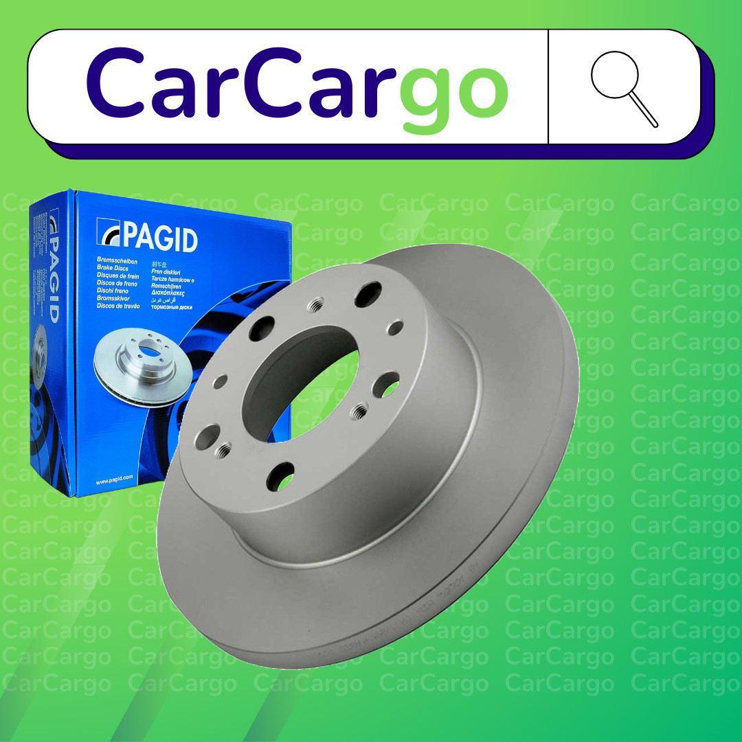 Pagid Solid Front Brake Discs Pair Express 1000 -1800 2.5 D AWD 1988-1994 256 mm
