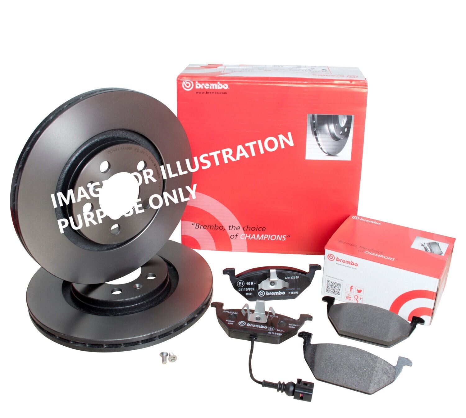 FOR FORD Escort 1.6 MK 7 BREMBO FRONT BRAKE DISCS 239,5MM & BRAKE PADS SET