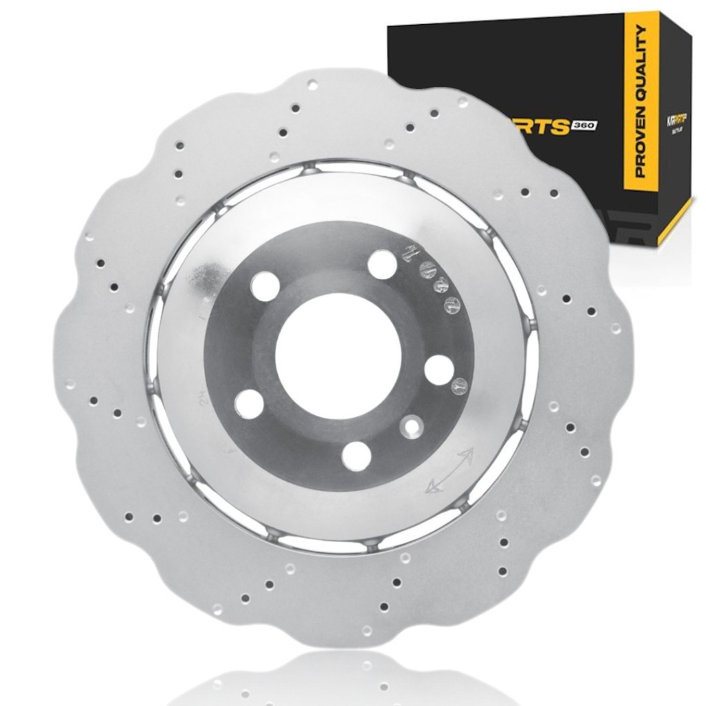 For Audi RS5 2013 2014 Brake Rotor | Coated | 20 mm. / 0.79in. Discard Thickness