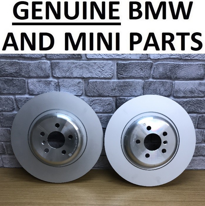 GENUINE BMW G05 X5, X6, X7 Brake Discs 34206898493, 34206898494. REAR PAIR. 3X