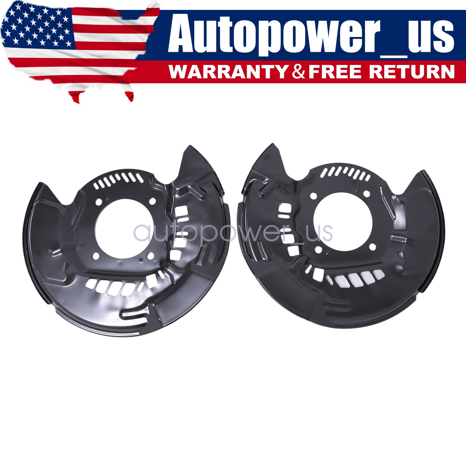 For 07-21 Tundra 08-22 Toyota Sequoia Front Brake Dust Shield RH&LH Set 2Pcs