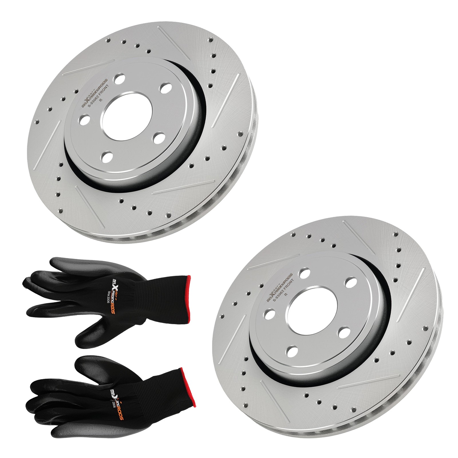 13in Front Drilled Brake Rotors Kit for Dodge Durango 2011-2020 S-53062 53062