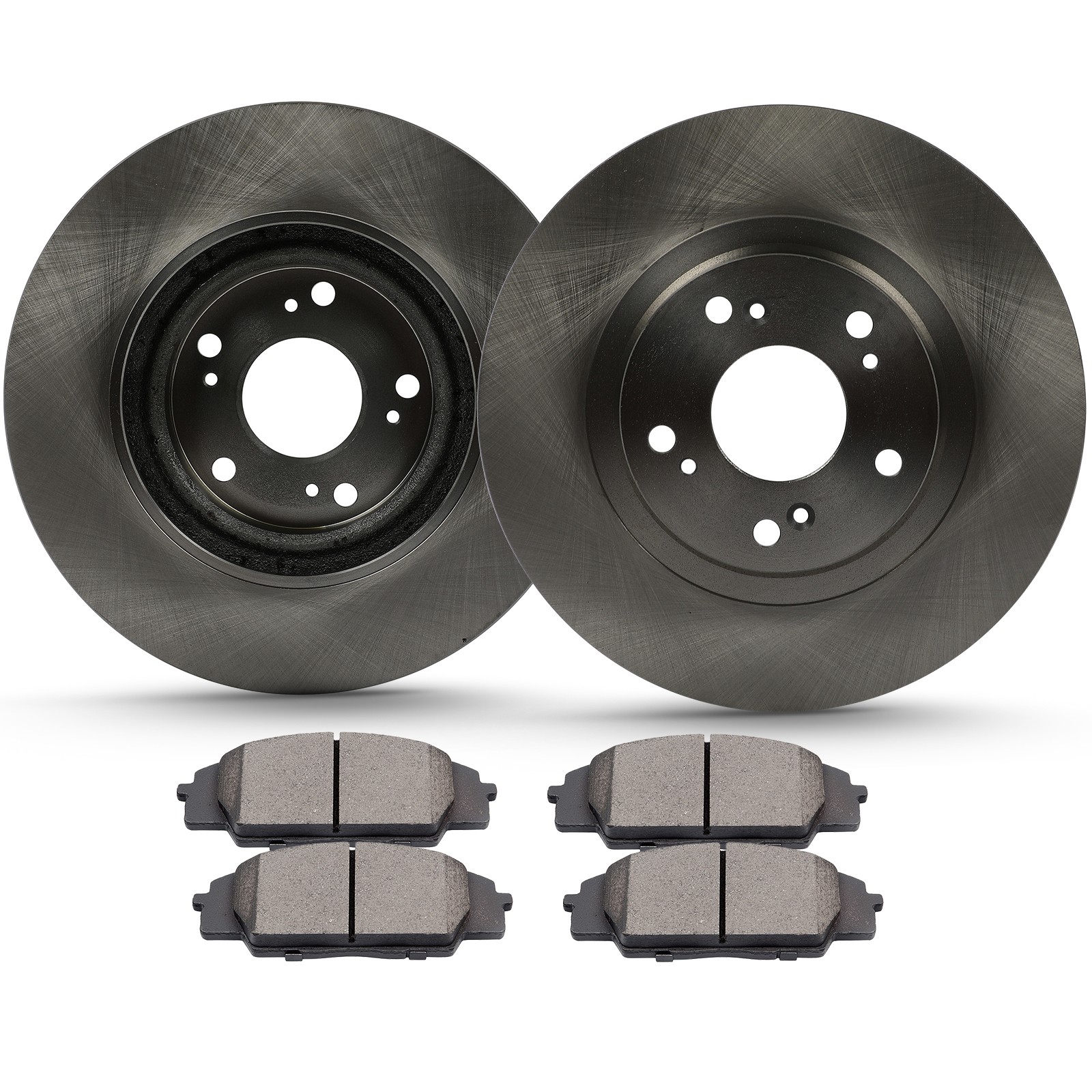 Front Brake Rotors Discs And Ceramic Pads Fits 2007 2008 – 2010 ACURA CSX Type-S