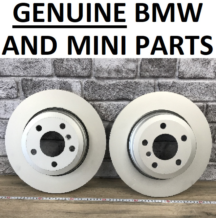 GENUINE BMW X3, E83, SUV, Ventilated Brake Discs 34213332217. REAR PAIR. 11X