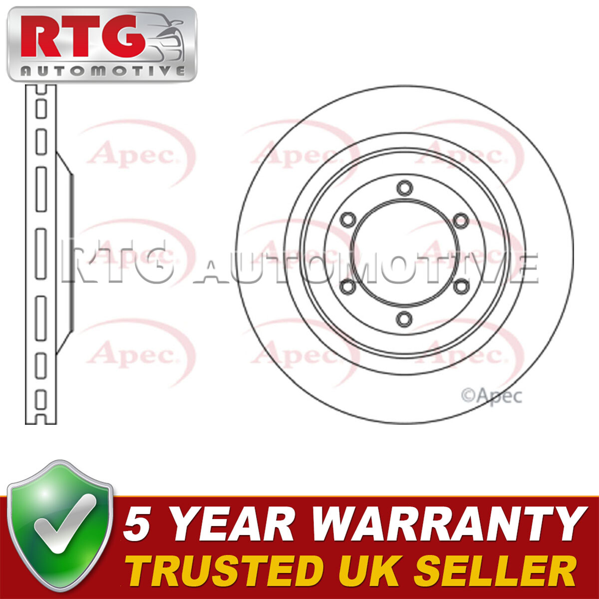 Front Brake Disc Fits Isuzu D-Max Rodeo 1.9 D 2.5 CRDi 3.0 8973606770