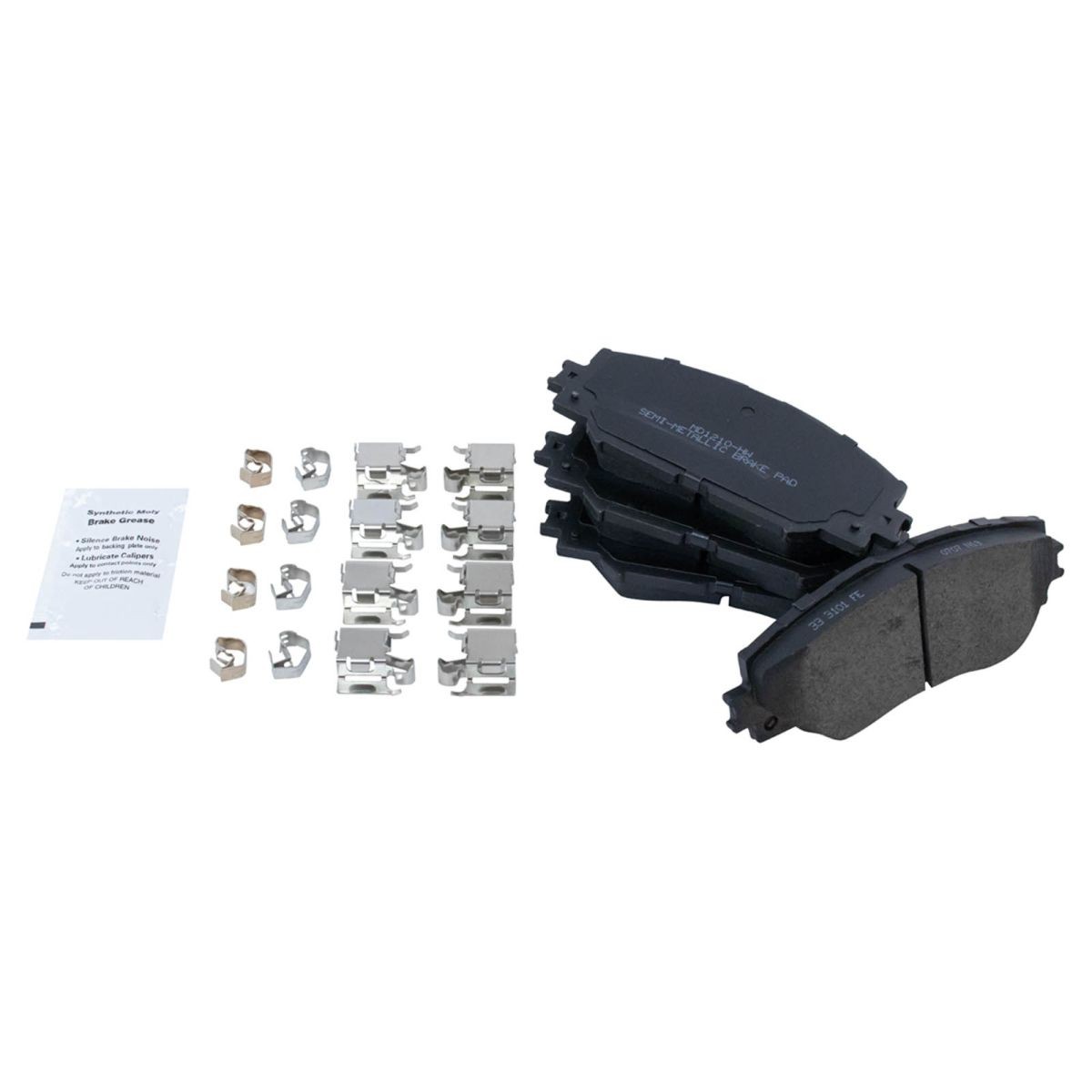 TRQ Front Metallic Brake Pad & Performance Drilled Slotted Coated Rotor New