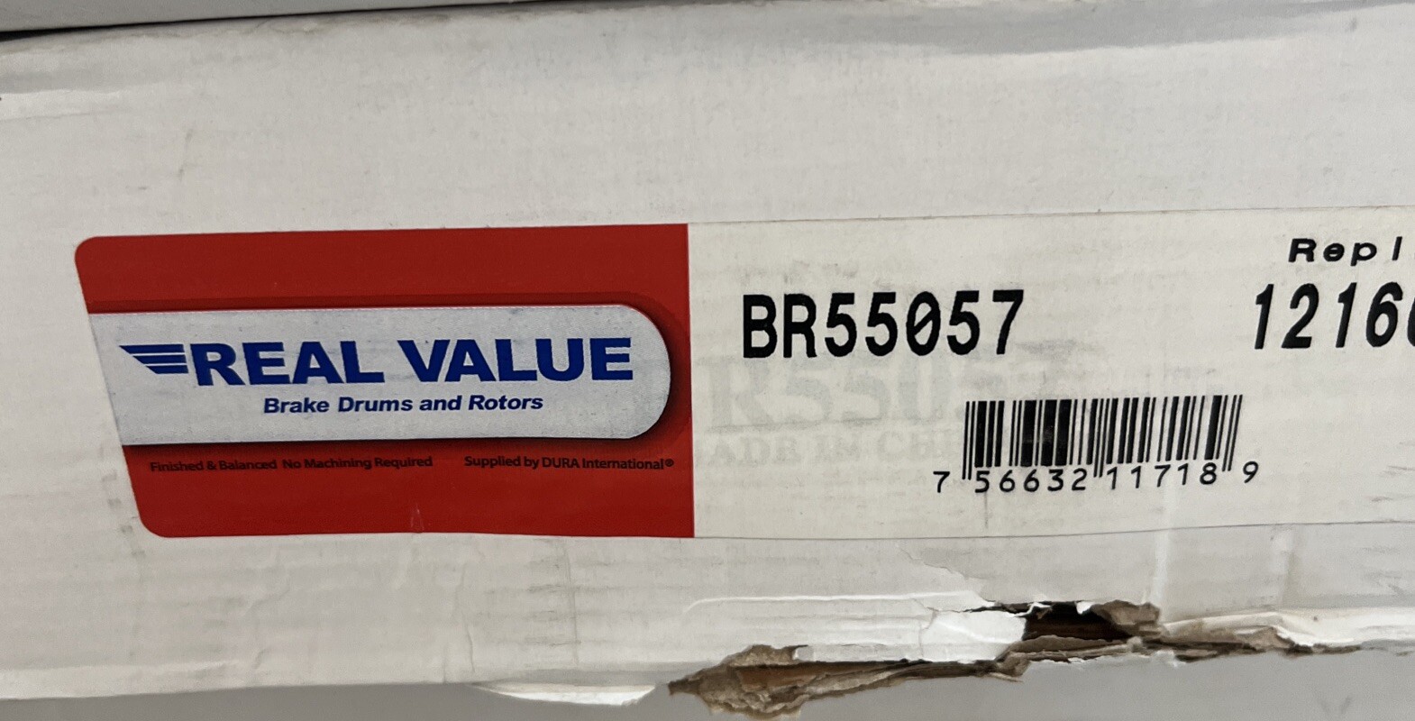 Disc Brake Rotor-4WD Real Value BR55057