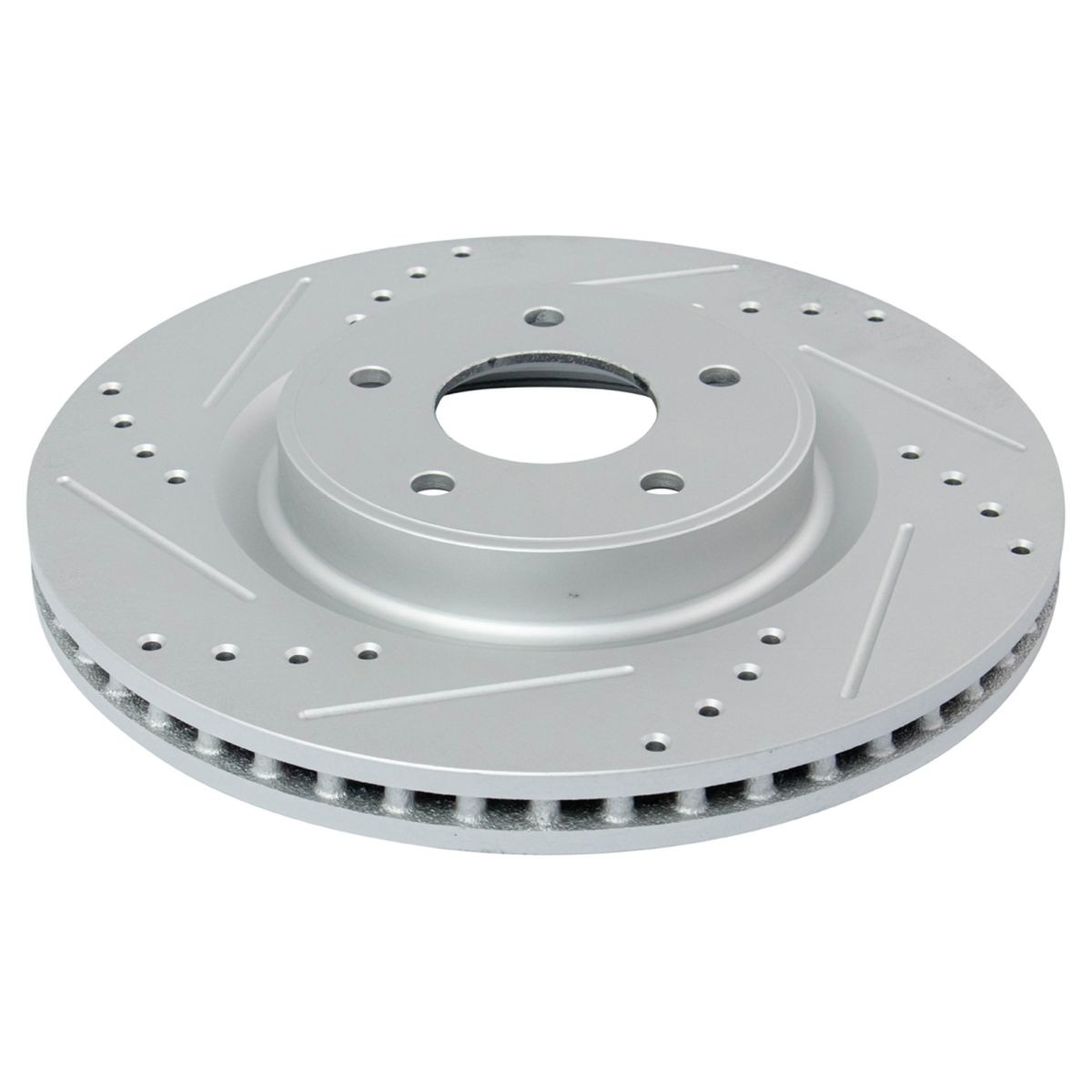 TRQ Front Rear Ceramic Brake Pad Performance Coated Rotor Kit w/Chemicals