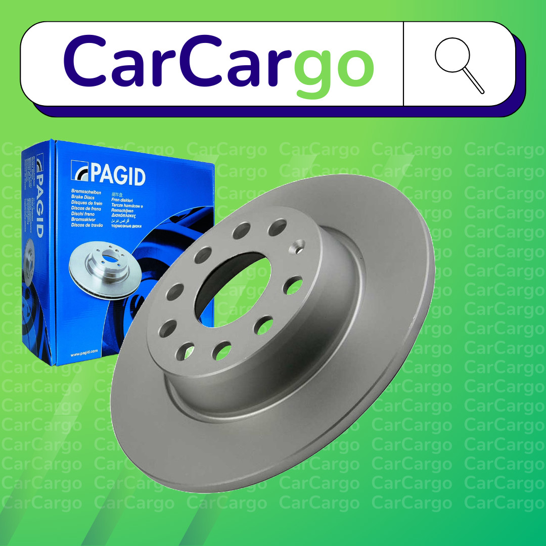 Pagid Solid Rear Brake Discs Pair For Audi A3 1.8 TFSI quattro 2012-2016 272 mm