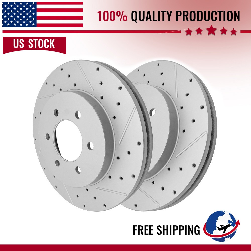 12.99 inch Front Brake Disc Rotors Set For Ford F-150 Lobo 04-08 Lincoln Mark Lt