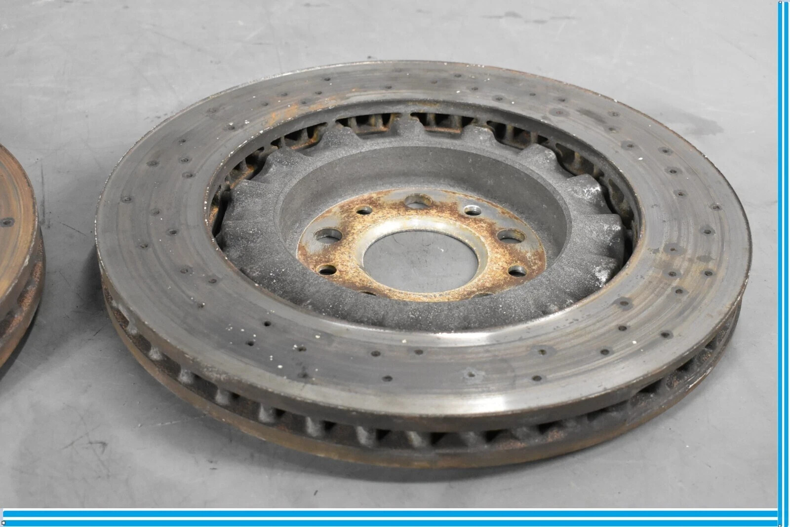 14-24 Maserati Quattroporte M156 Front Left & Right Brake Rotors Disc Set OEM