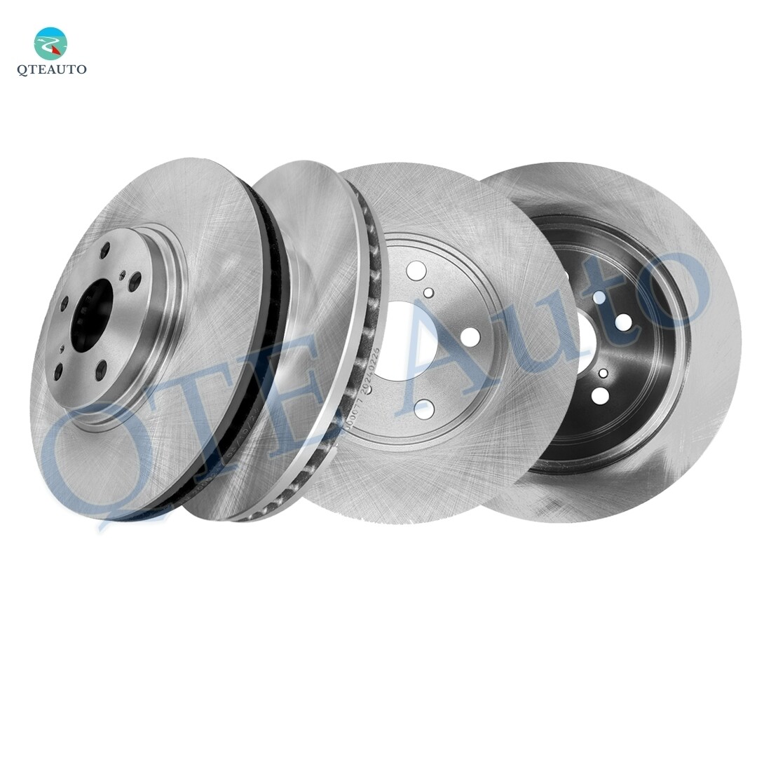 Set of 4 Front 296mm-Rear 269mm Brake Disc Rotors For 2002 2003 Lexus ES300 Base