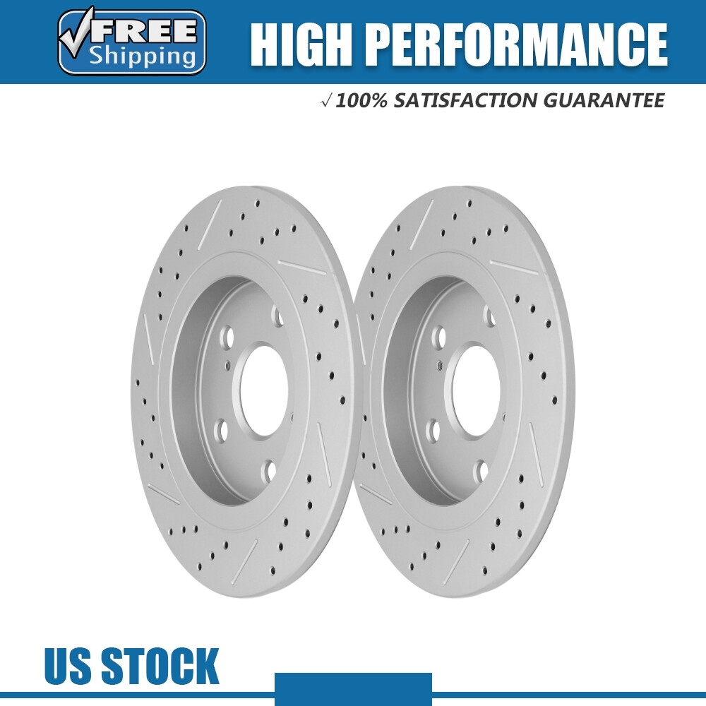 For Pontiac Vibe Toyota Matrix Corolla Scion iM xB Rear Disc Brake Rotors