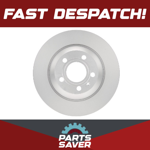 2x Brake Discs Pair Solid fits AUDI A6 Allroad C6 2.7D Rear 06 to 11 302mm Set