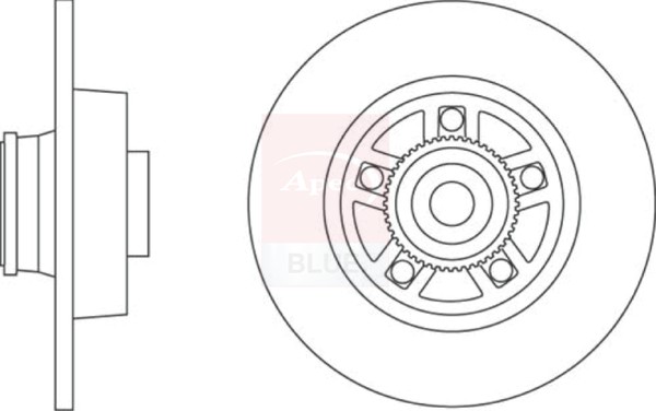 2x Brake Discs Pair Solid fits RENAULT TRAFIC Mk2 2.0 Rear 2001 on 280mm Set New